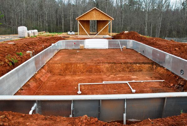 Pool Site Grading in Mechanicsville