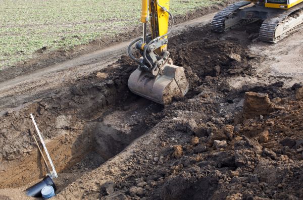 Backhoe Trenching in Mechanicsville