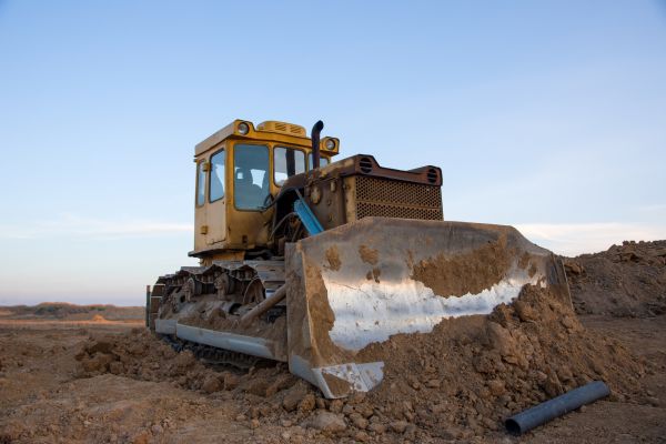 Bulldozer Land Grading in Mechanicsville