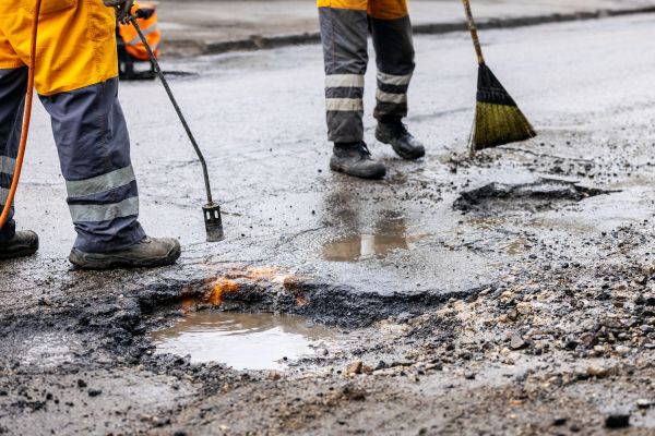 Gravel Pothole Repair in Mechanicsville